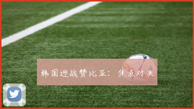 韩国迎战赞比亚：焦点对决