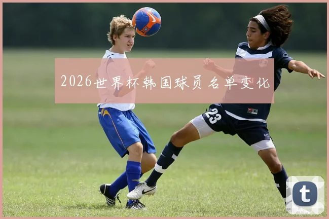 2026世界杯韩国球员名单变化